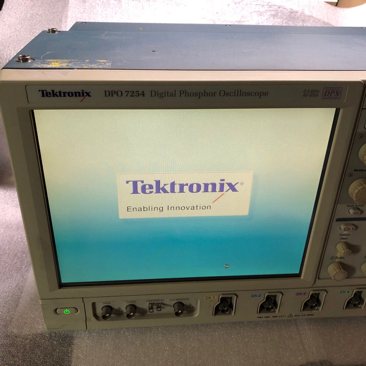 DPO 7254 Tektronix Digital Phosphor Oscilloscope 2.5GHz 40GS/s(アマチュア無線 ...