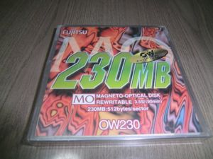 富士通 Fujitsu MO 230MB OW オーバーライト 対応 メディア OW230 新品未開封 送料180円
