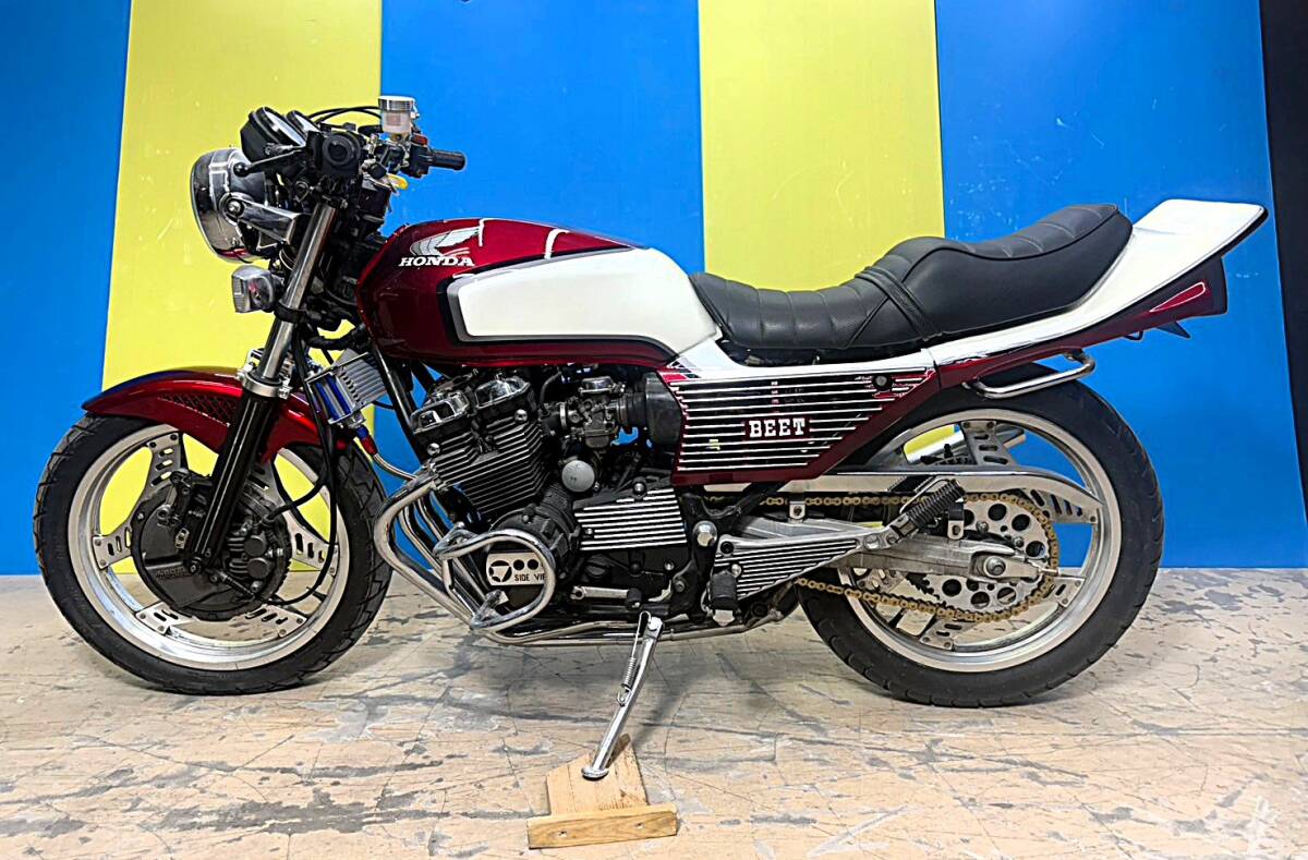 850 CBX400F外装セット 赤白2型 カラー/中古 美品 塗装後 未使用NC07
