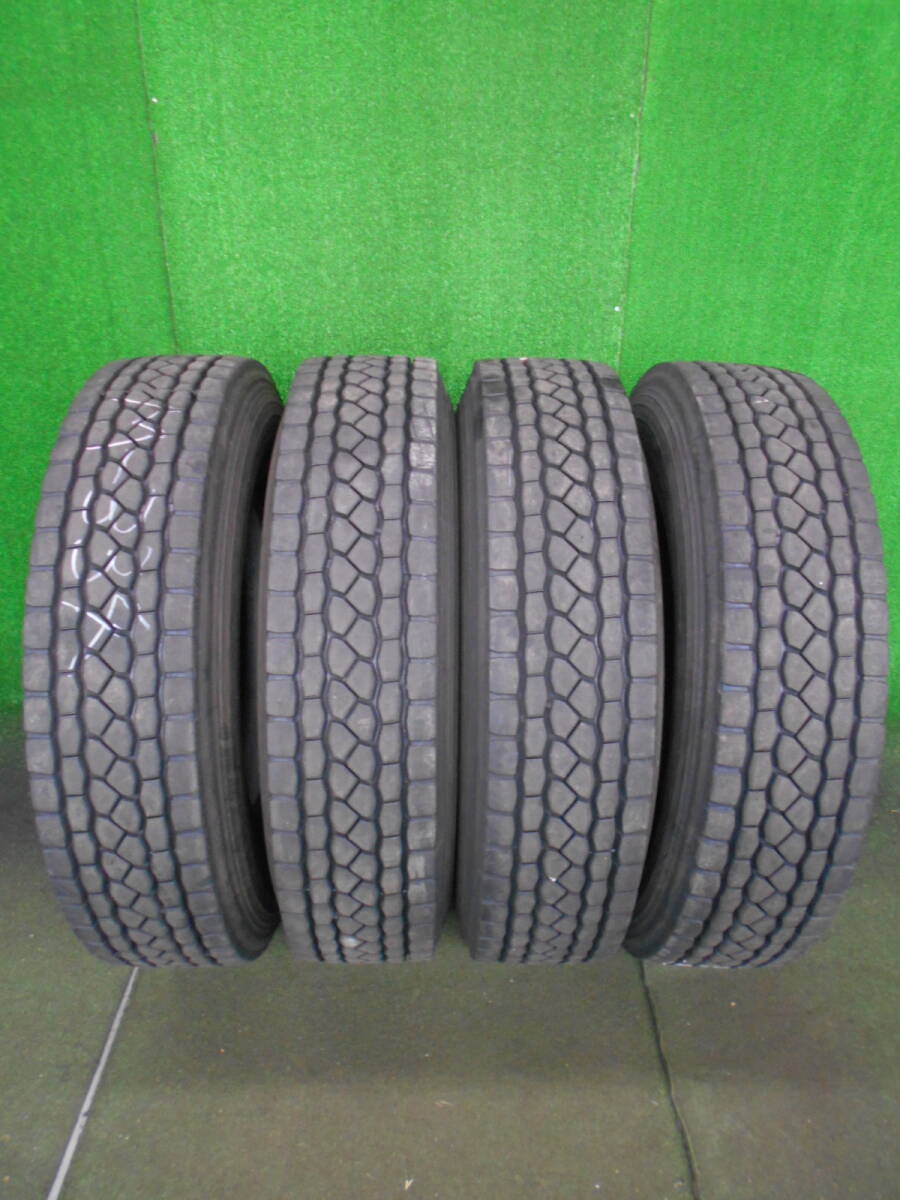 M-334 11R22.5 14PR BS エコピア M-81C 再生 ミックス バリ山 4本set