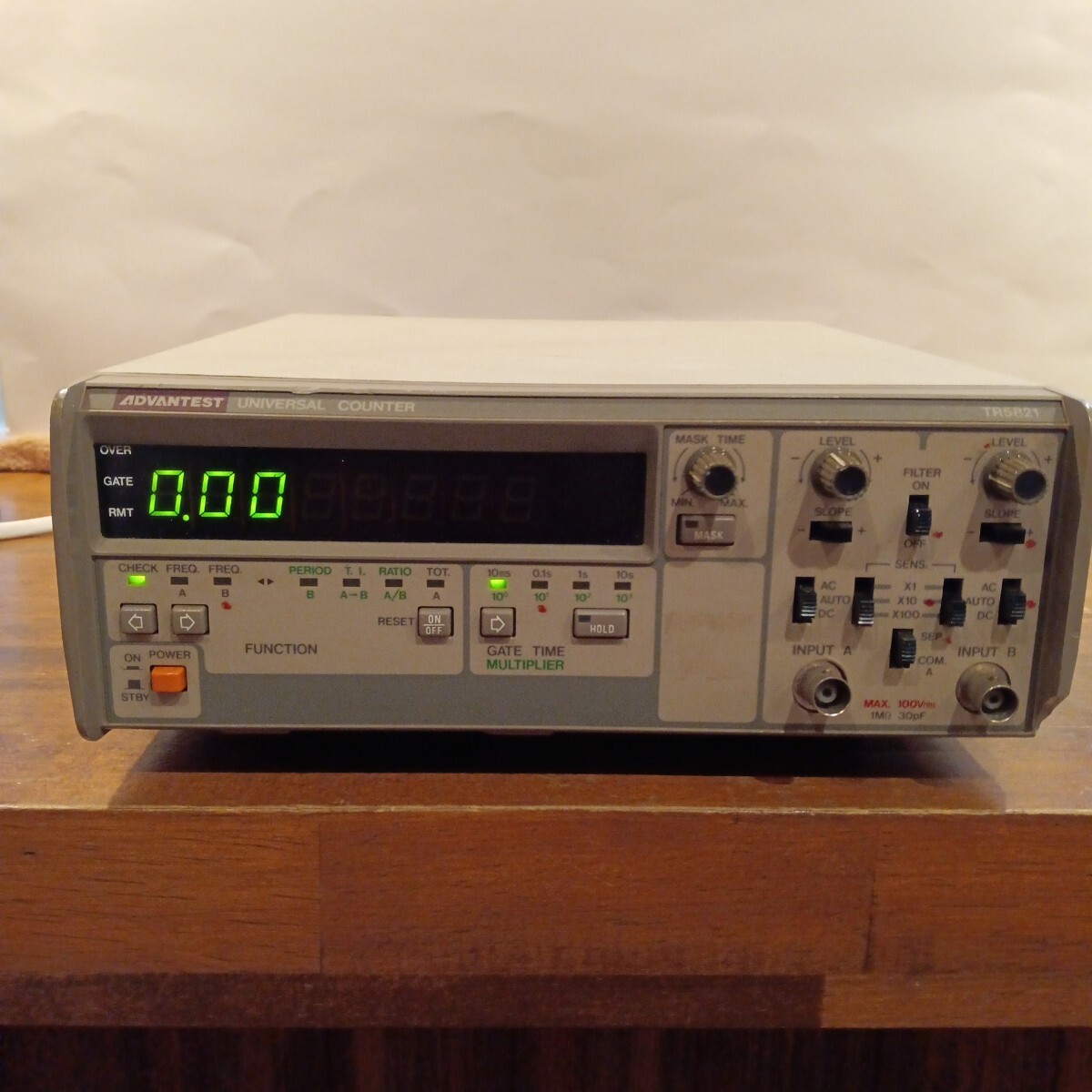 ADVANTEST TR-5821 周波数カウンター