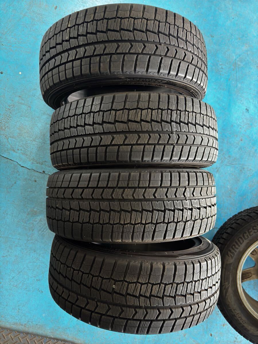 スタッドレスタイヤ　ダンロップ　ウィンターマックス　225/45R18 4本セット　7分山　2020年後期製造_1