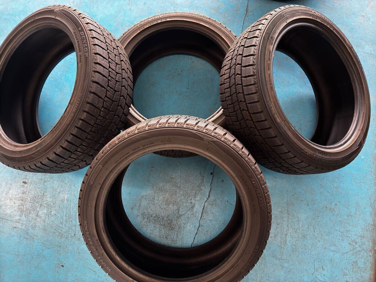 スタッドレスタイヤ　ダンロップ　ウィンターマックス　225/45R18 4本セット　7分山　2020年後期製造_4