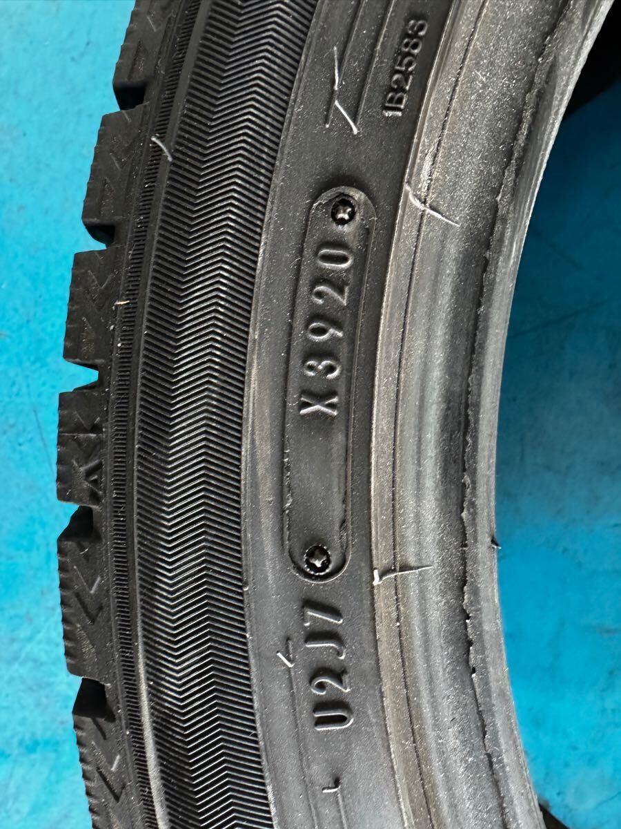 スタッドレスタイヤ　ダンロップ　ウィンターマックス　225/45R18 4本セット　7分山　2020年後期製造_8