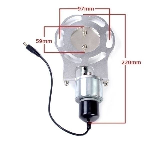 開閉度調整可 60mm マフラー可変電動バルブ APEX アペックス ECV より