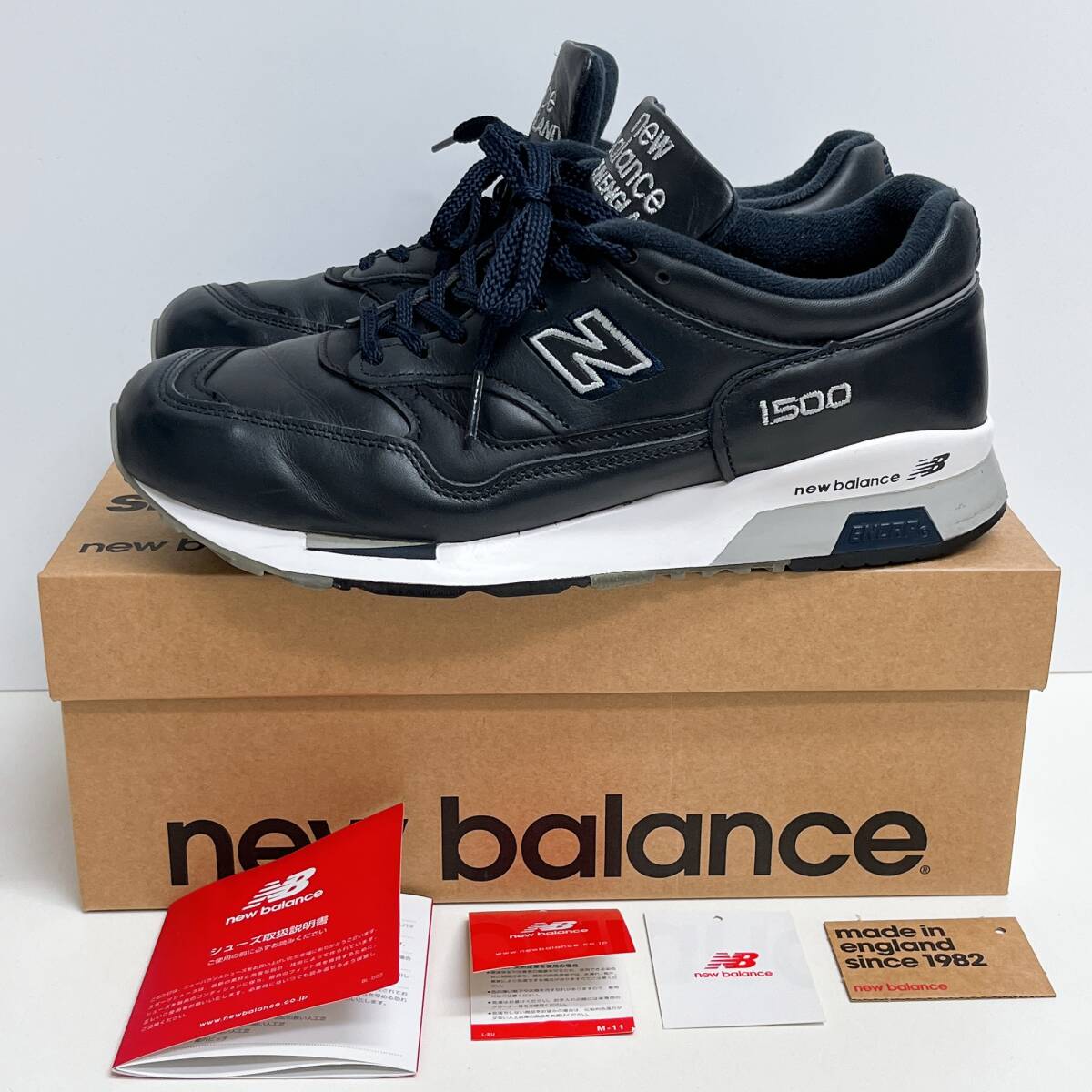 new balance ニューバランス M1500 NAV ネイビー レザー MADE IN 
