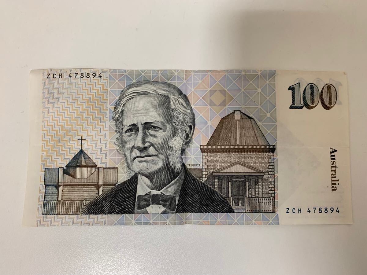 ☆オーストラリア ☆100ドル紙幣 ☆旧紙幣 ☆100ドル札 ☆豪ドル 