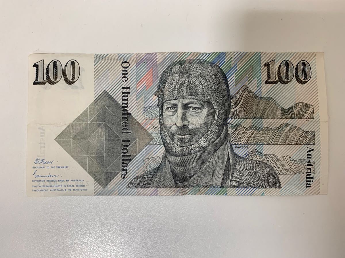 ☆オーストラリア ☆100ドル紙幣 ☆旧紙幣 ☆100ドル札 ☆豪ドル 