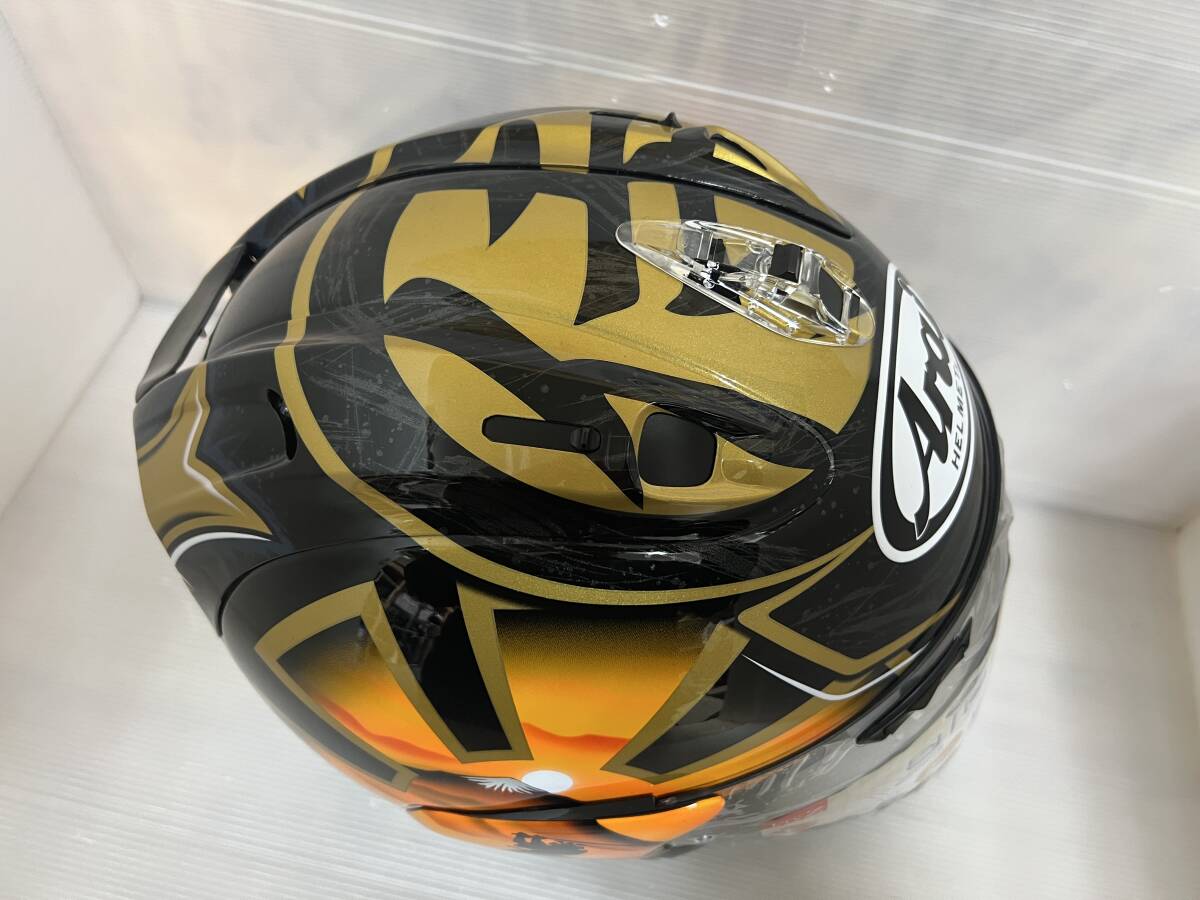 Arai ジェットヘルメット VZ-RAM アライ 希少 侍 ペドロサ Lサイズ 金 