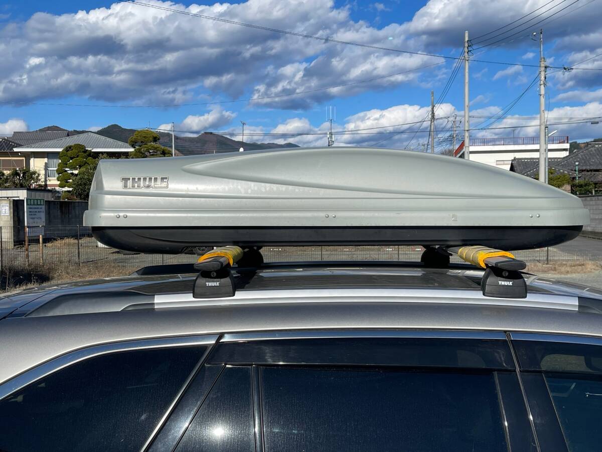 THULE ルーフボックス 美品 スキ－ベンチ付き 両開き BMW純正 2026年 