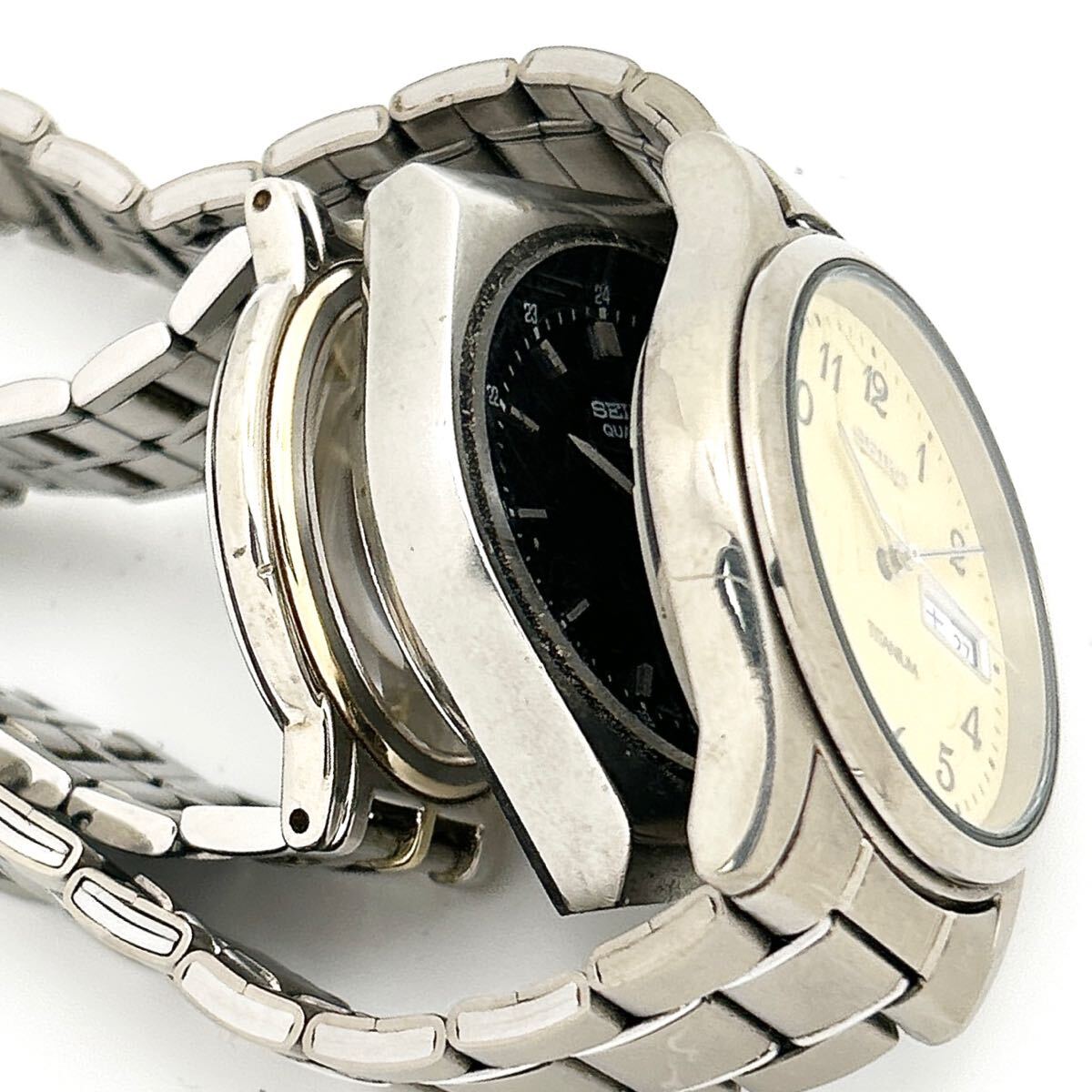 SEIKO TITANIUM 7N43-9090/QUARTZ TYPEⅡ 7546-8090/LUCENT 5E21-6E90 