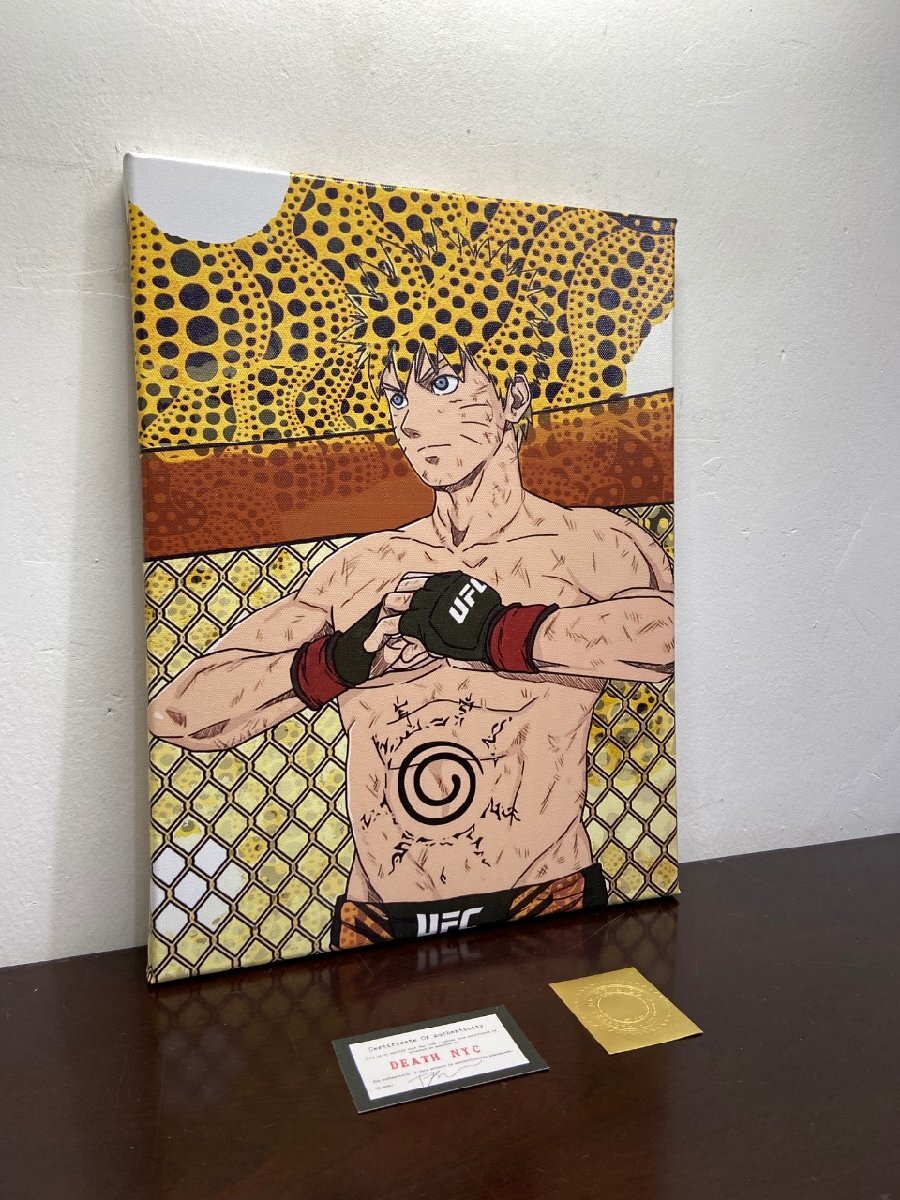 DEATH NYC 額付き 世界限定100枚 アートポスター うずまきナルト ufc