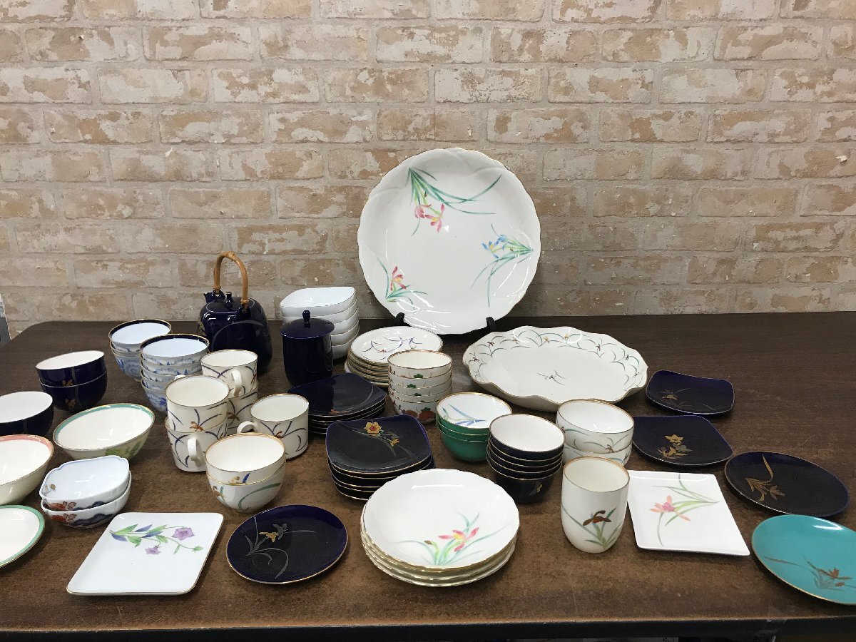 ☆中古品☆　有田焼　香蘭社　まとめ売り　大皿　湯呑　急須　等　_1