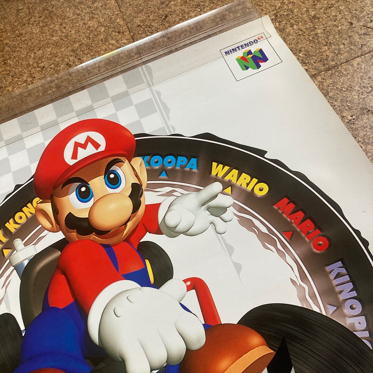 非売品【ポスター】マリオカート64 Nintendo64 N64 ニンテンドー64