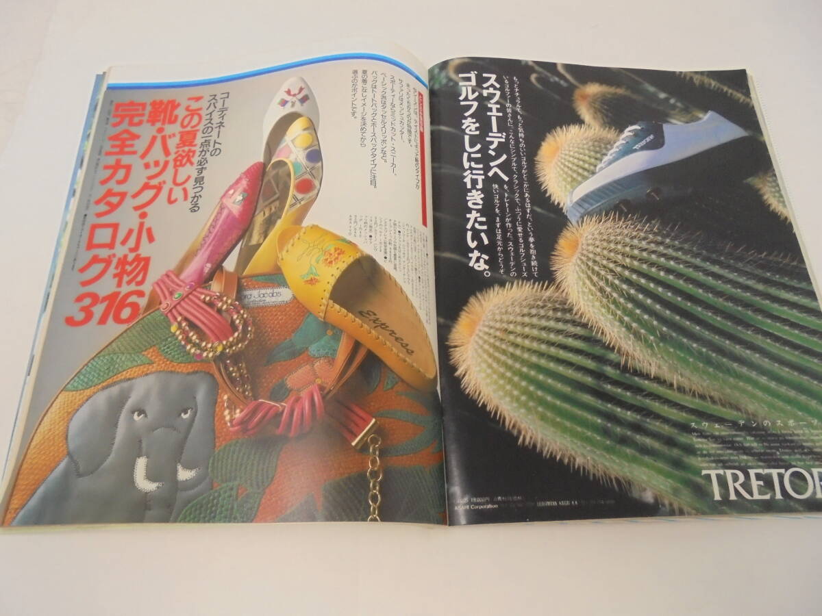 ☆【Ray レイ】1990年6月号 田中美佐子/表紙 野村宏伸 吉田栄作