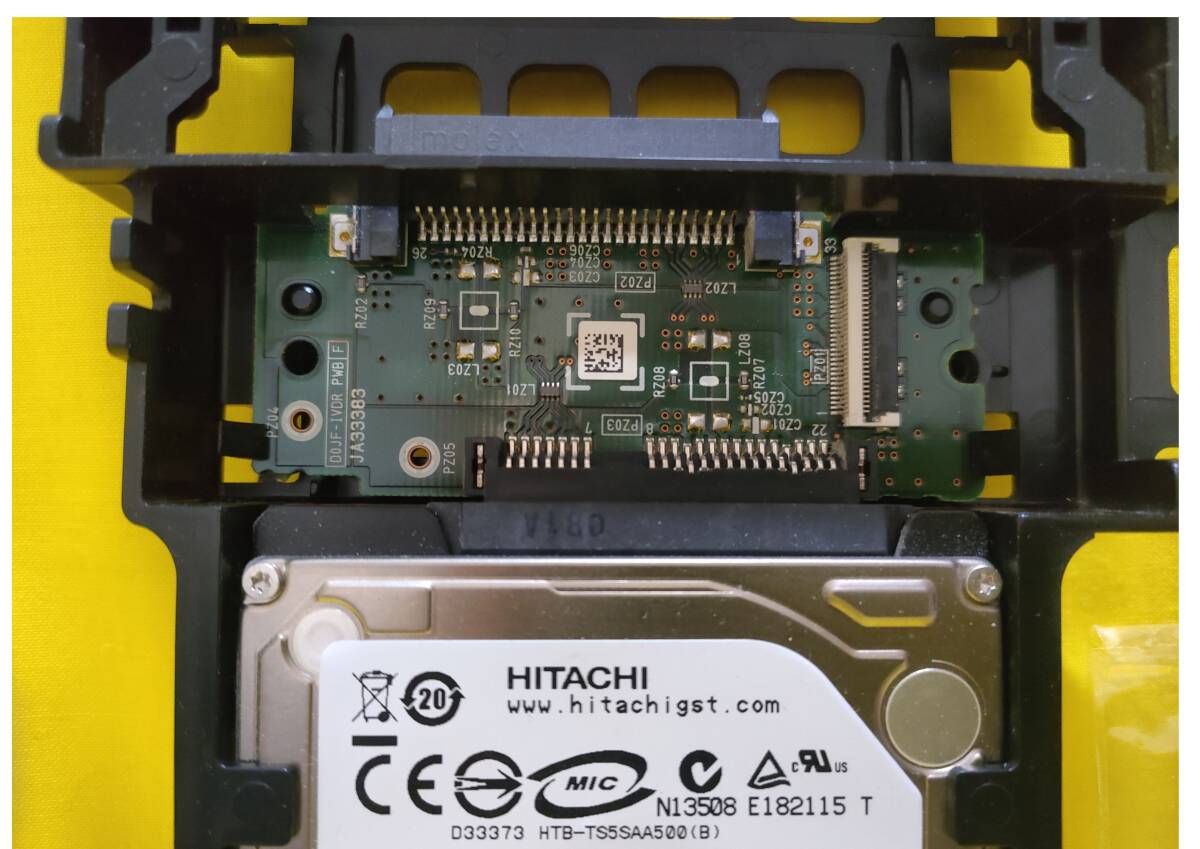 HITACHI 日立 Wooo L37-XP05 D0JF-IVDR PWB 基板 HDD/Ivdr 基板 部品