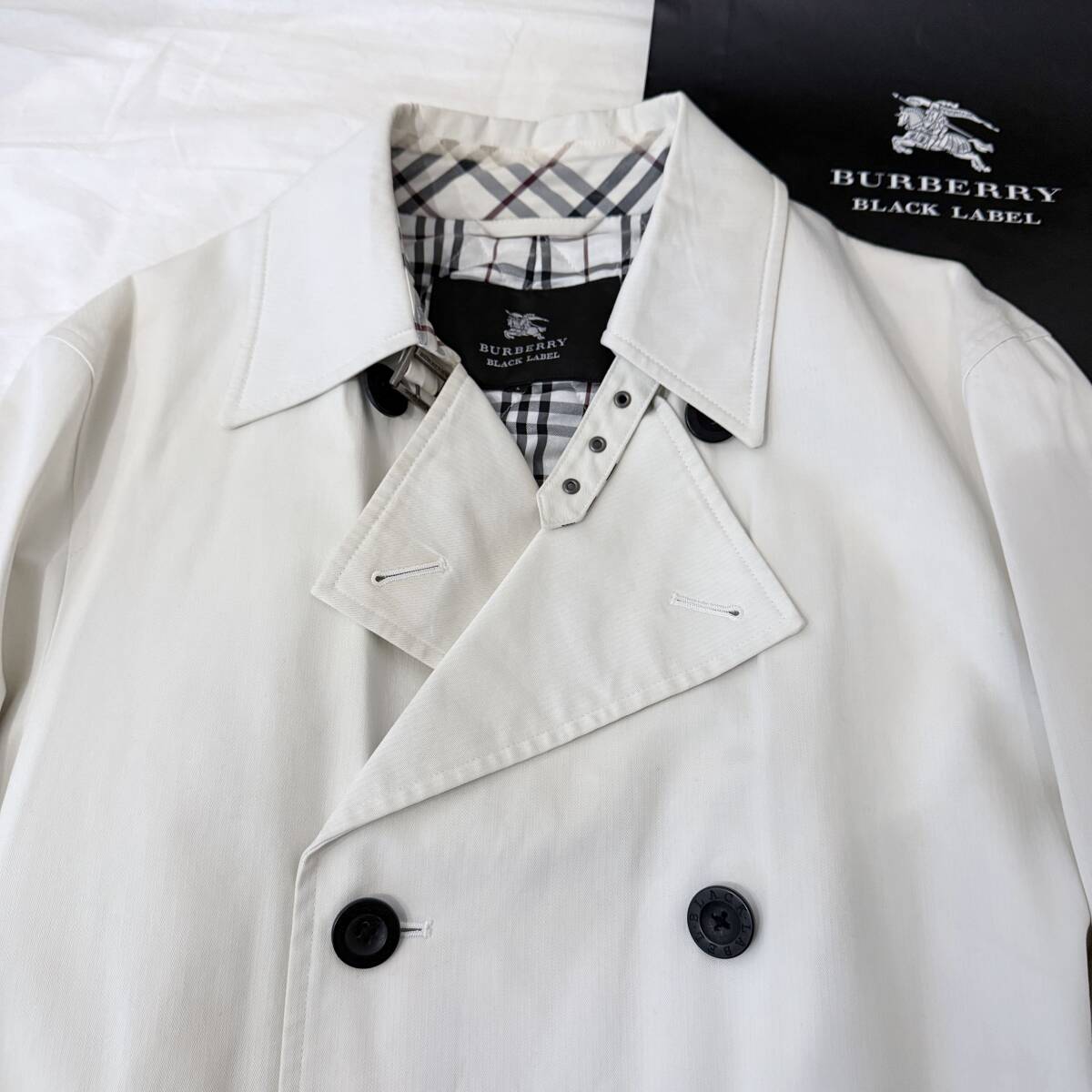 激レア 名作 BURBERRY BLACK LABEL バーバリーブラックレーベル 