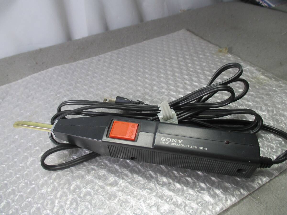 【■SONY HE-4 ヘッド消磁器　　電源OK】ジャンク扱いで★
