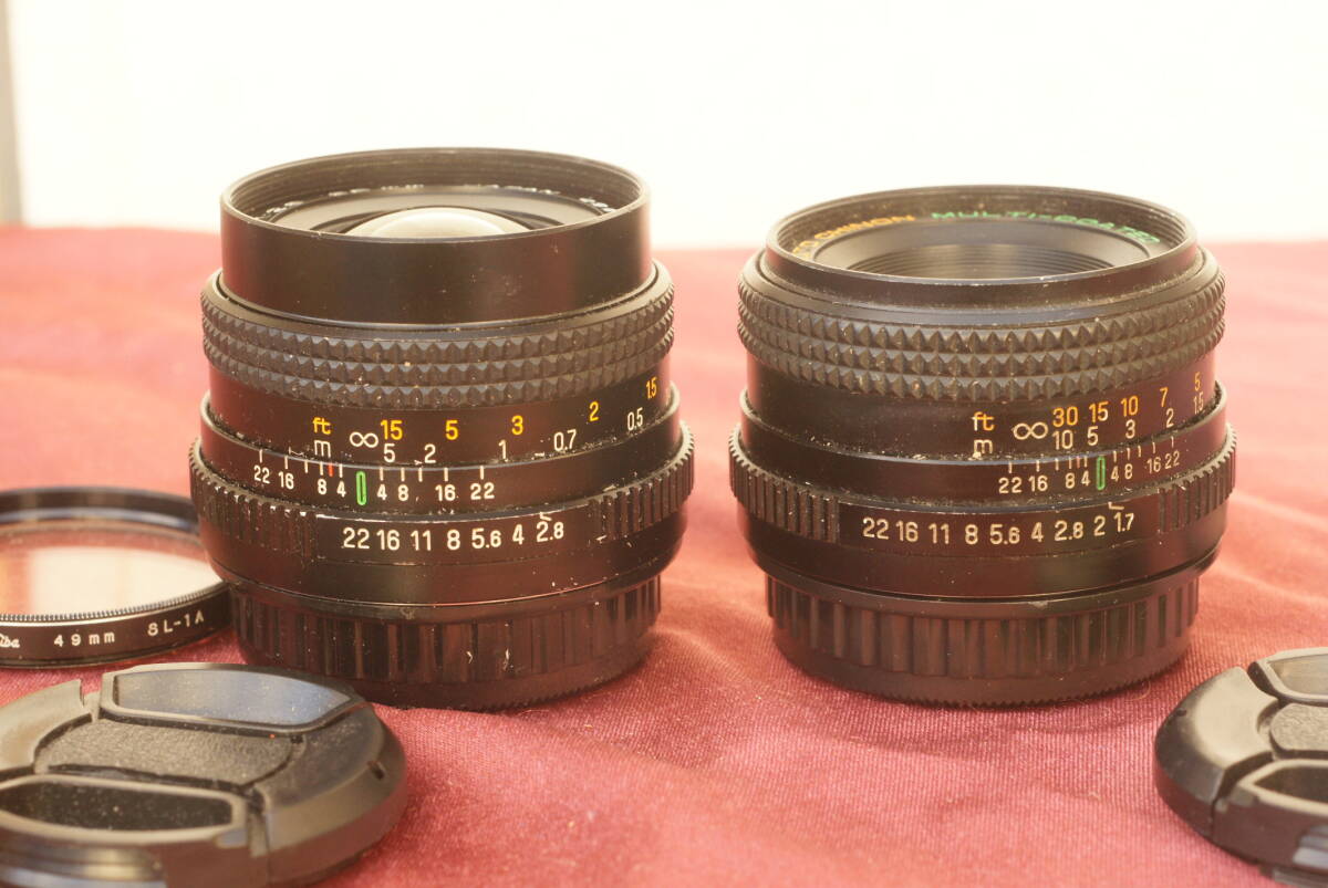 50mm CHINON Chinon チノン 28mm デジタルカメラ⁄オールドレンズAUTO 