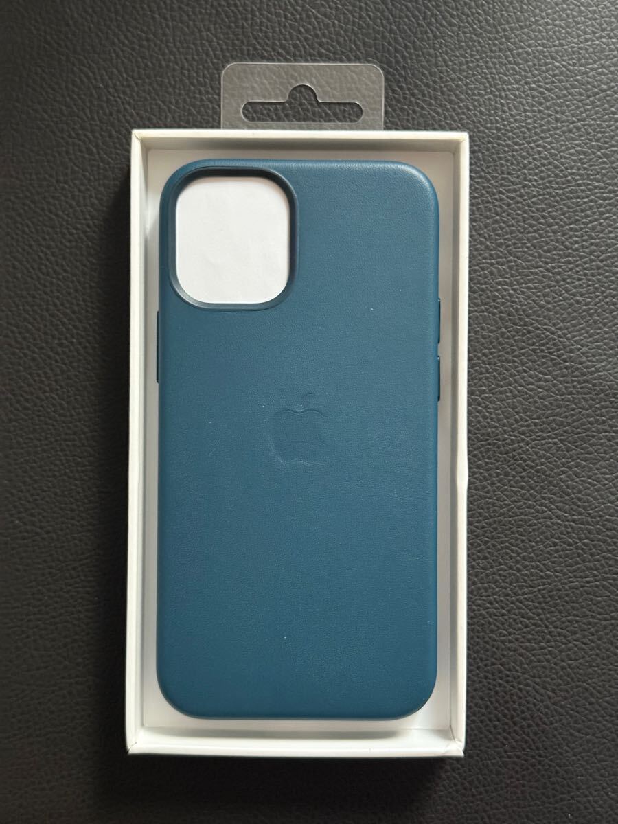 Apple アップル 純正 iPhone 12 mini レザーケース・バルティック