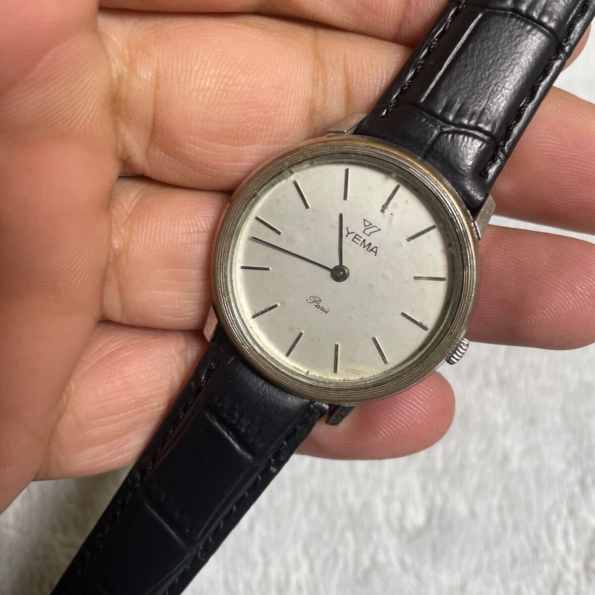 1円スタート中古 YEMA ブランド 手巻き腕時計_2