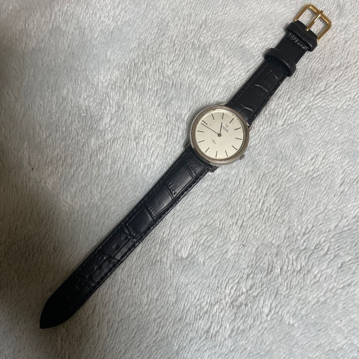 1円スタート中古 YEMA ブランド 手巻き腕時計_6