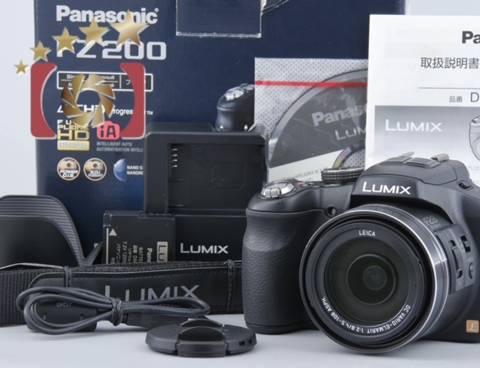 ショット数131 パナソニック LUMIX DMC-FZ200 コンパクトデジタル 