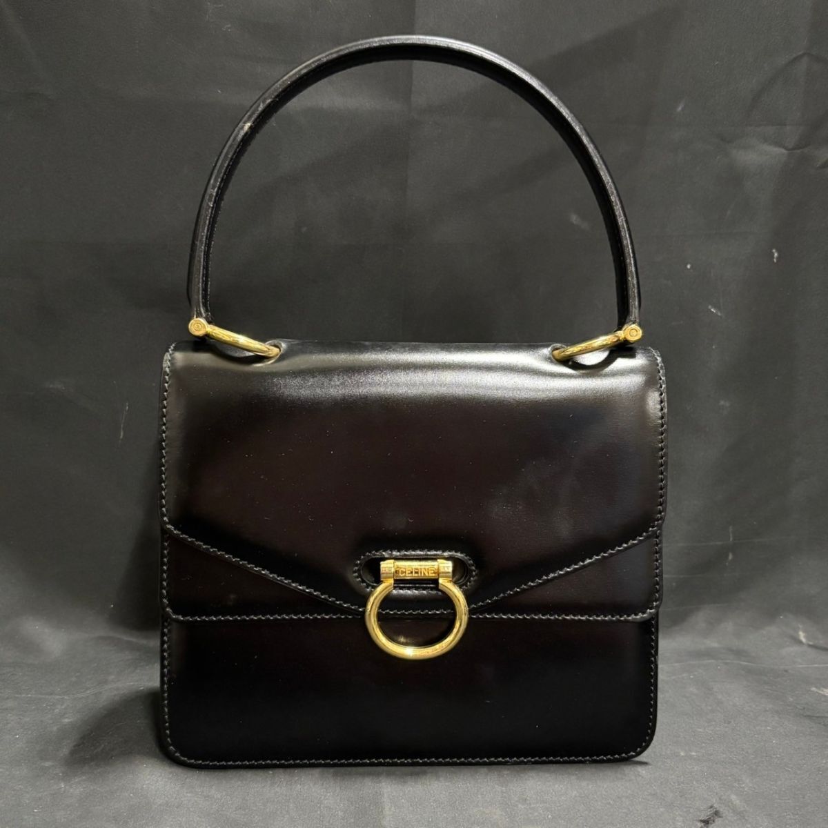 セリーヌ ダブルフラップ ハンドバッグ BLK798T セリーヌ CELINE 