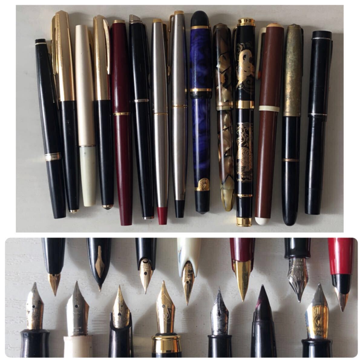  万年筆 14点まとめて PARKER PILOT MONTBLANC WATERMAN 筆記用具(万年筆一般)｜売買されたオークション情報、yahooの商品情報をアーカイブ公開 - オークファン 万年筆一般