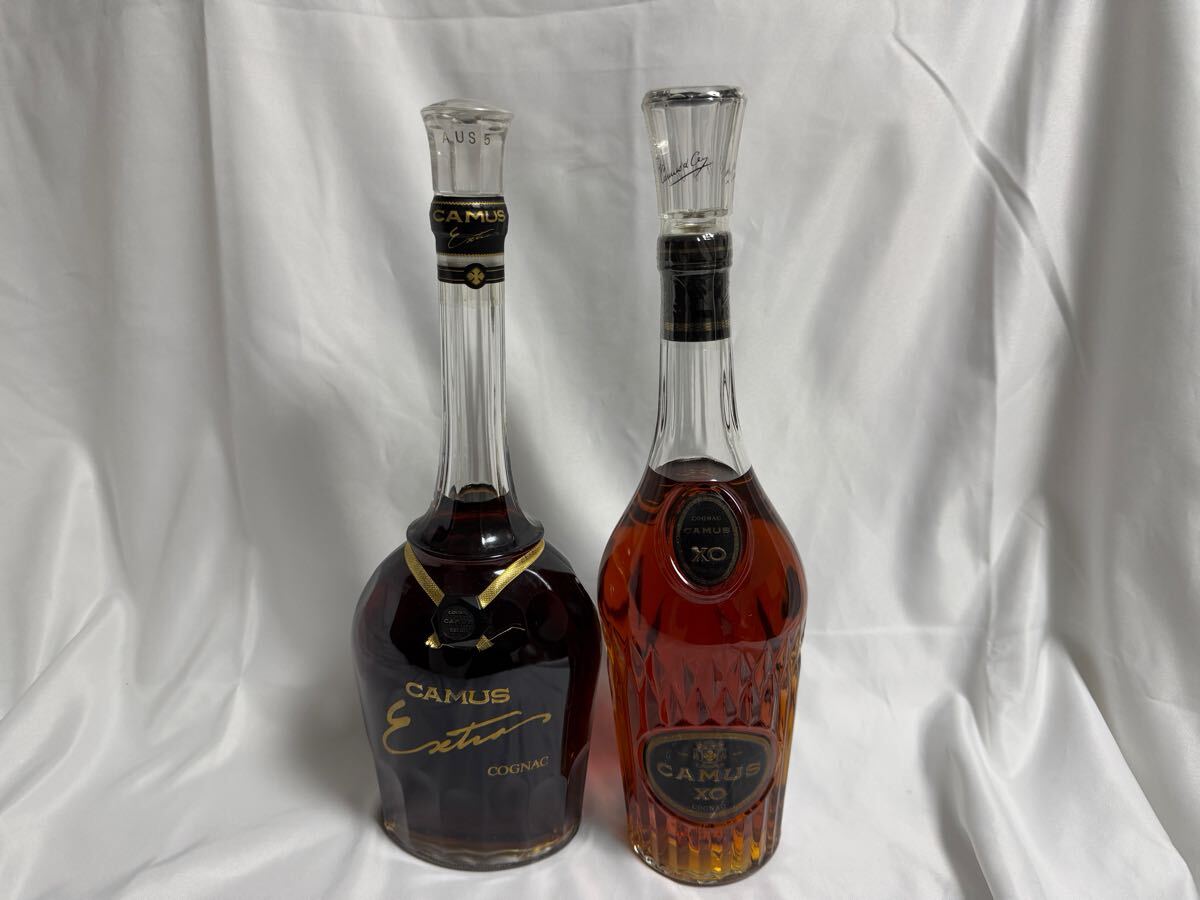 【古酒】 コニャック CAMUS XO CAMUS EXTRA COGNAC ブランデー ロングネック コニャック CAMUS カミュ コニャック古酒 飲料 国外酒EABA0007