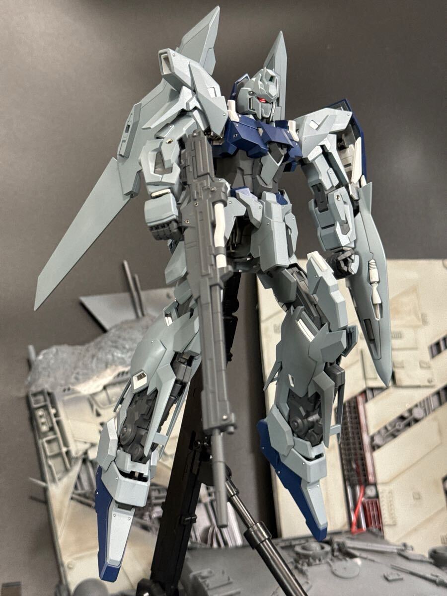 MG デルタプラス 全塗装完成品 1円スタート MG デルタプラス 全塗装 改修 完成品 ガンプラ(完成品