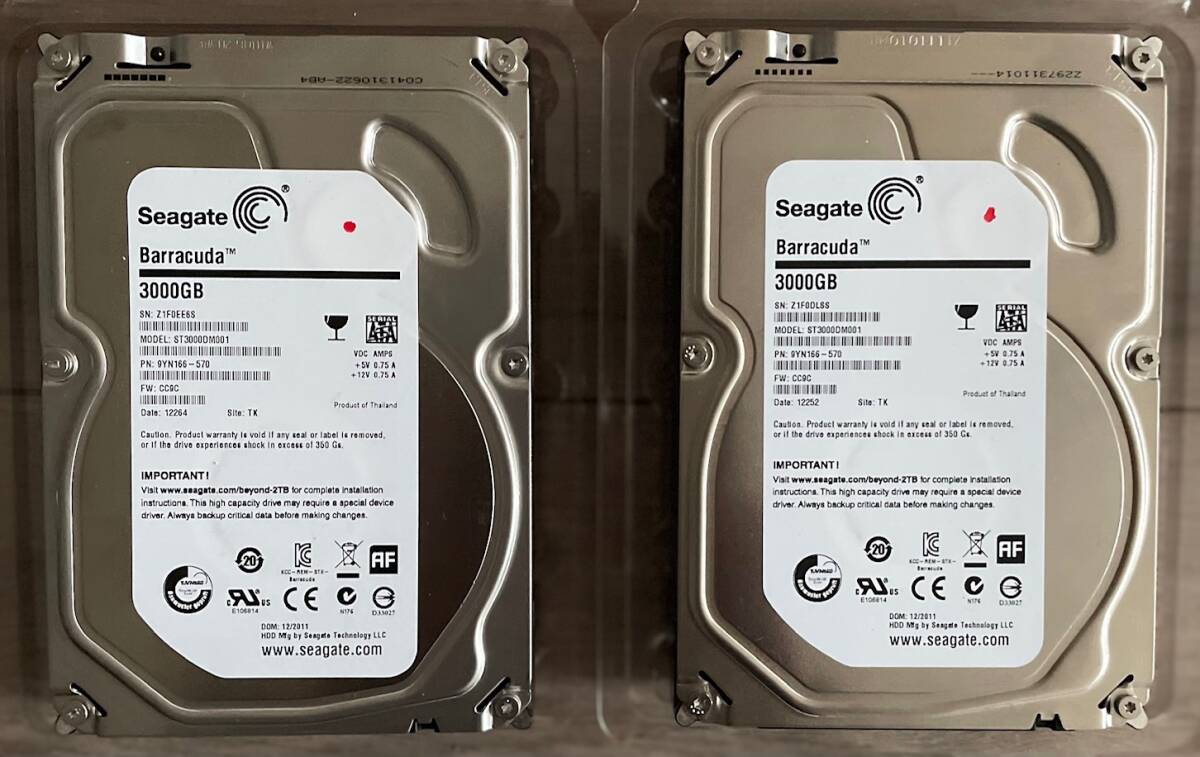 ST3000DM001 3TB Seagate SATA Desktop Hard Barracuda - HDD RPM 6.0