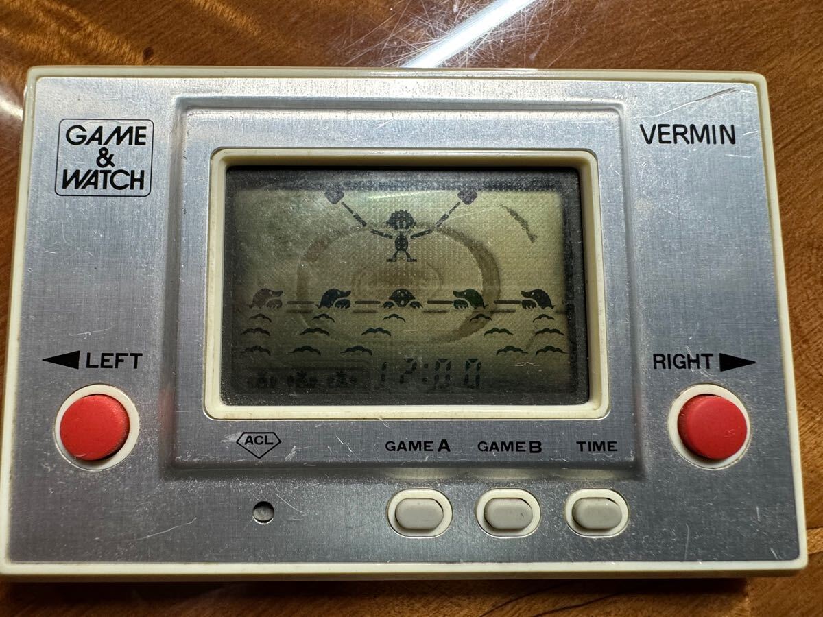 任天堂 ゲームウォッチ バーミン VERMIN ジャンク 【公式通販】