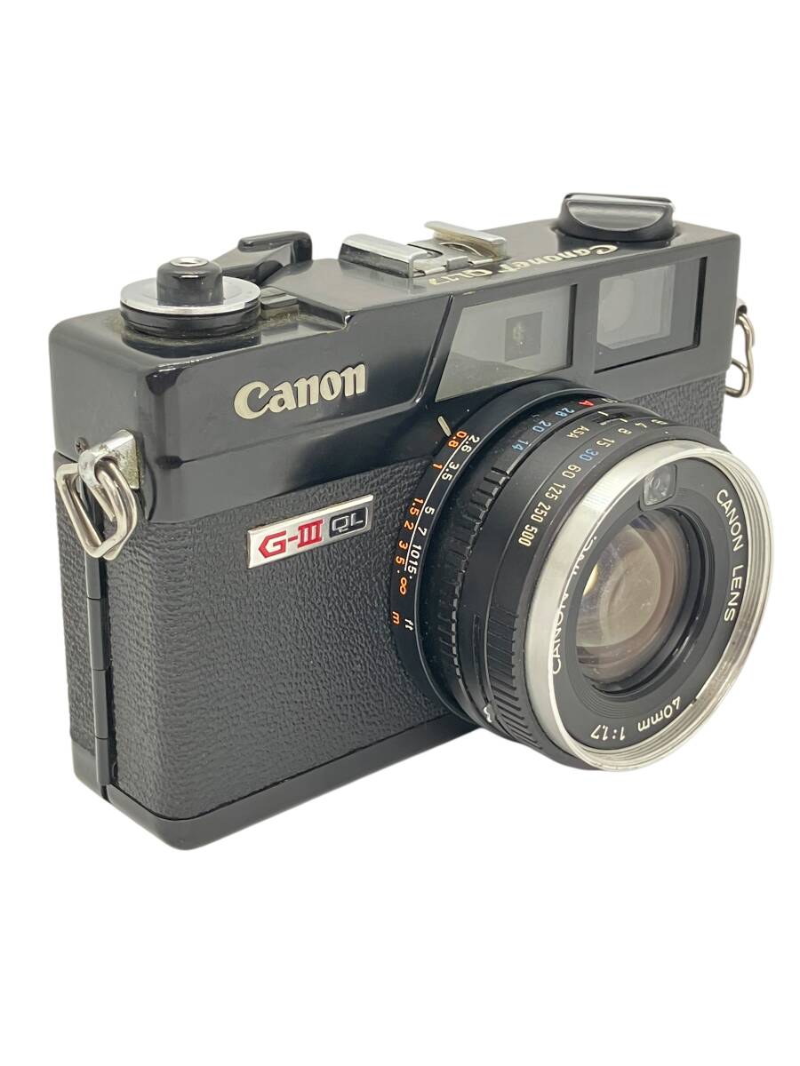 Canon キャノン Canonet QL17 G-Ⅲ QL G-3 40mm 1:1.7 ブラック 黒