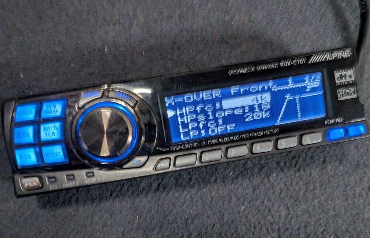 アルパイン PXA-H701 ALPINE RUX-C701 マルチメディアマネージャー PXA 