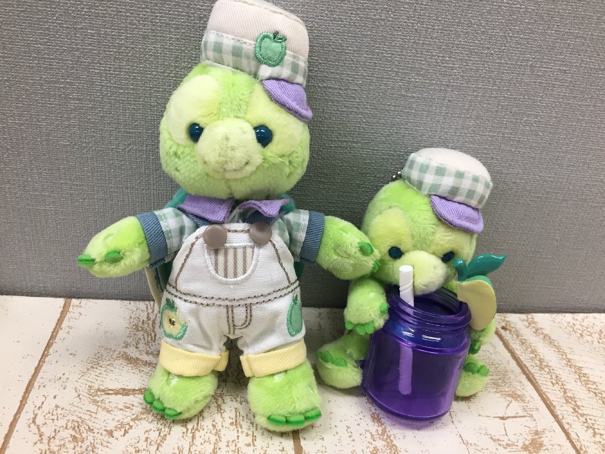 ◇ディズニー TDS オル・メル ぬいぐるみバッジ ストラップ 2点 テイスティーサマーサプライズほか 3L1 【60】