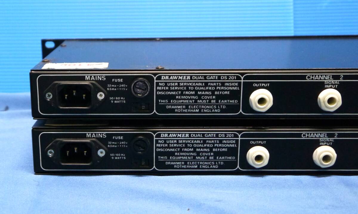 ☆DRAWMER 【DS201】DUAL GATE 2台セット ノイズゲート ジャンク4台