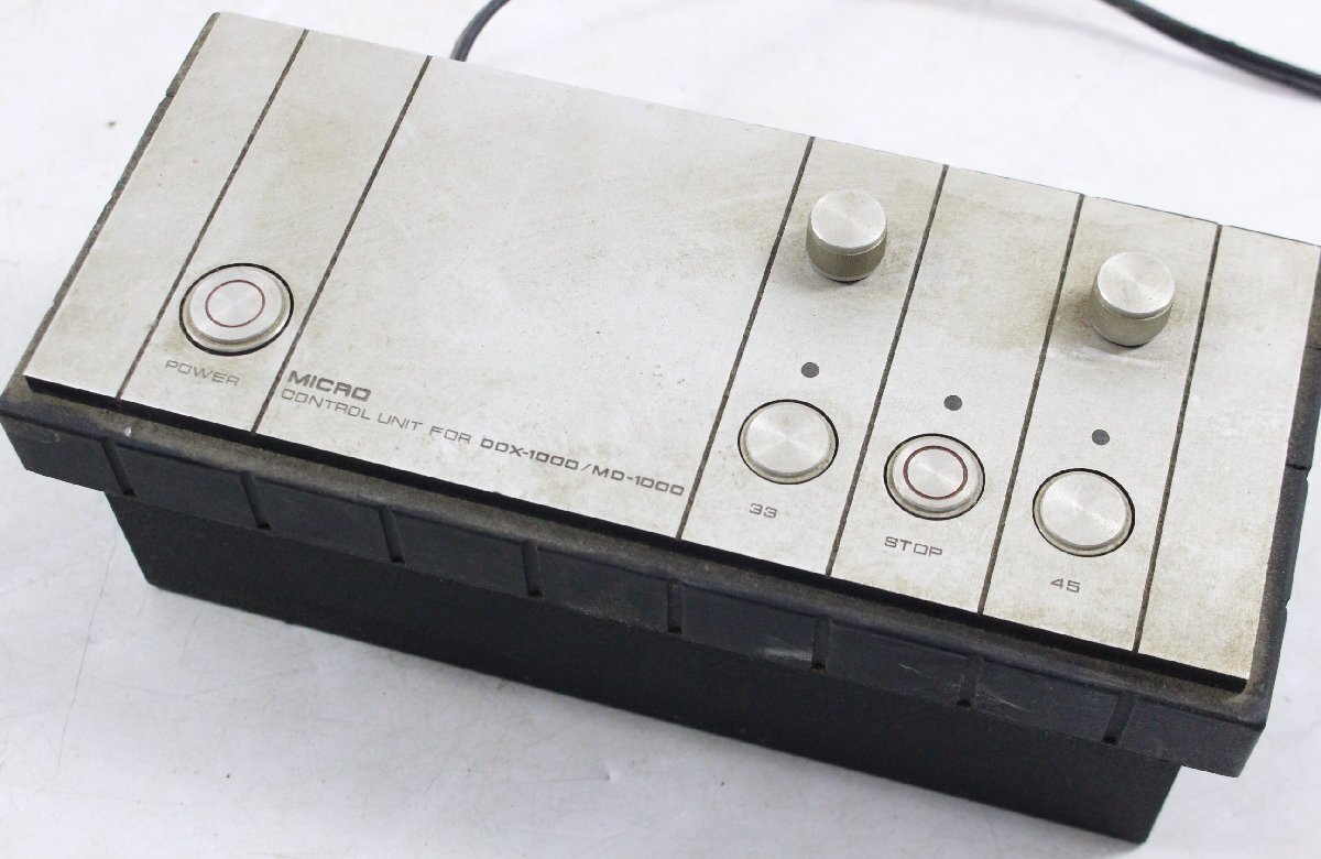 【ト静】 ★ 直引き限定!!! MICRO DDX-1000 ターンテーブル MD-1000 DENON AU-305 動作未確認 中古現状販売 GC074GCG0G_5