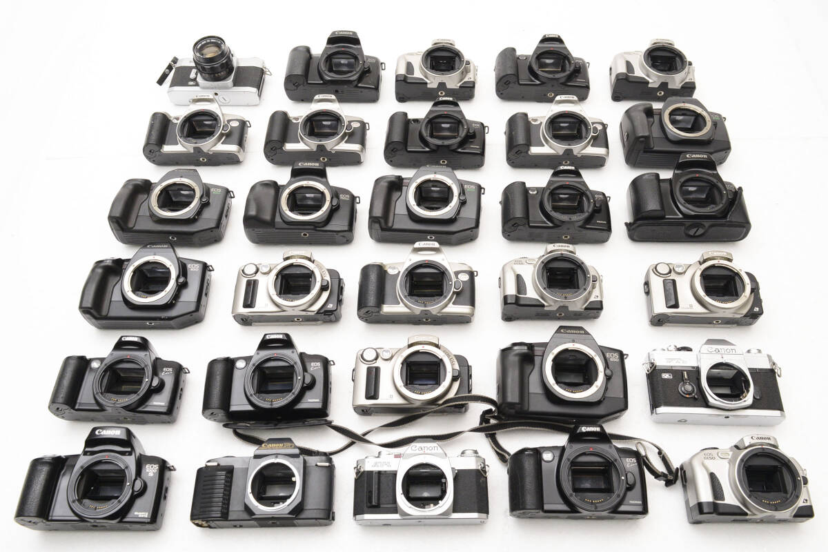 ☆30個まとめ☆ CANON キヤノン AF MF フィルムカメラ ジャンク 大量