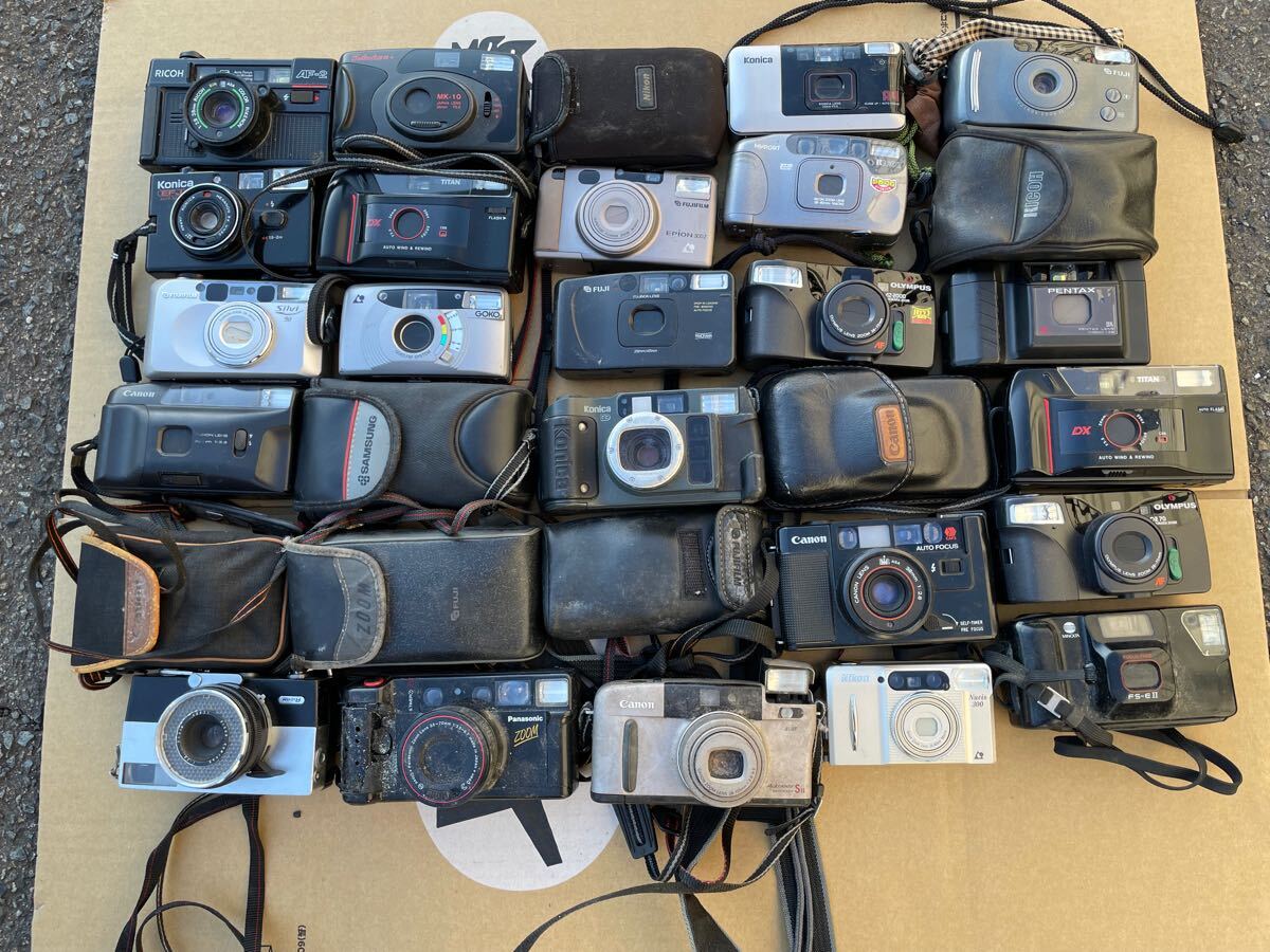 カメラ ☆レトロOLYMPUS☆FUJICA☆ EPiON☆フィルムカメラ3台セット