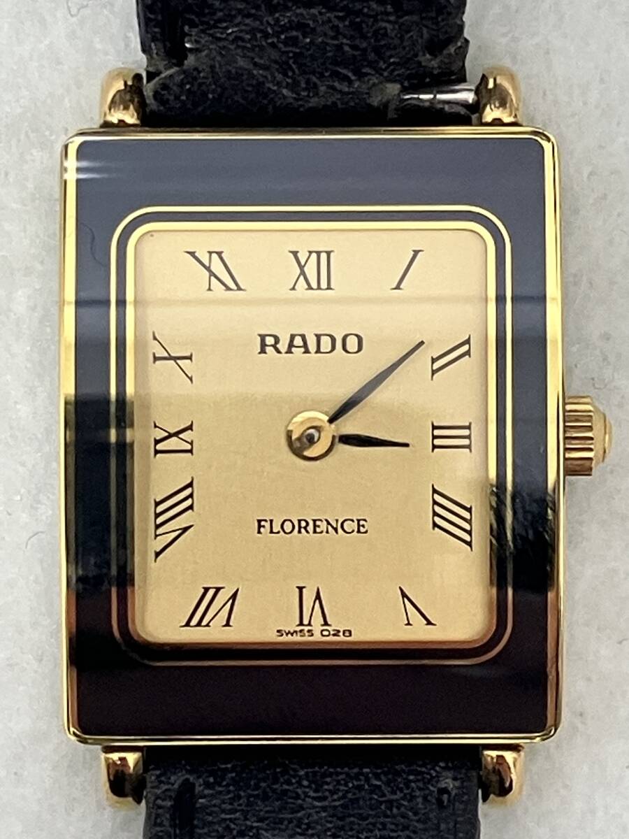 2202 RADO ラドー 腕時計 レディースウォッチ クォーツ ブラック 