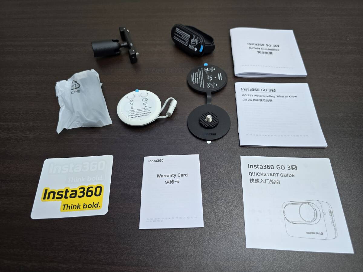 【極美品】正規品Insta360 GO 3S 128GB & アルミ合金ケージ付き[4K/アクションカメラ/アクションカム]_7