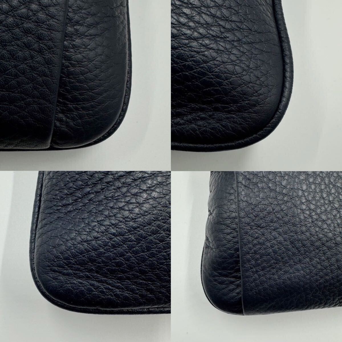 美品/希少 BALLY バリー サコッシュ 斜め掛け シボ革 レザー 本革