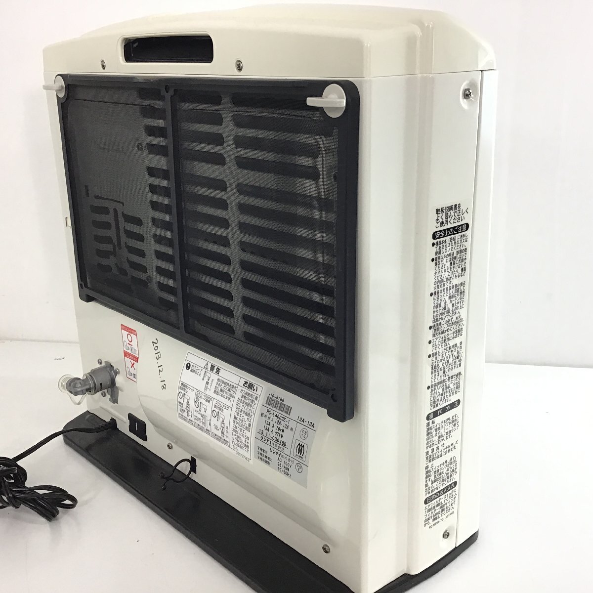 ○Rinnai/リンナイ○ガスファンヒーター/RC-G4001NP-1/都市ガス ファン