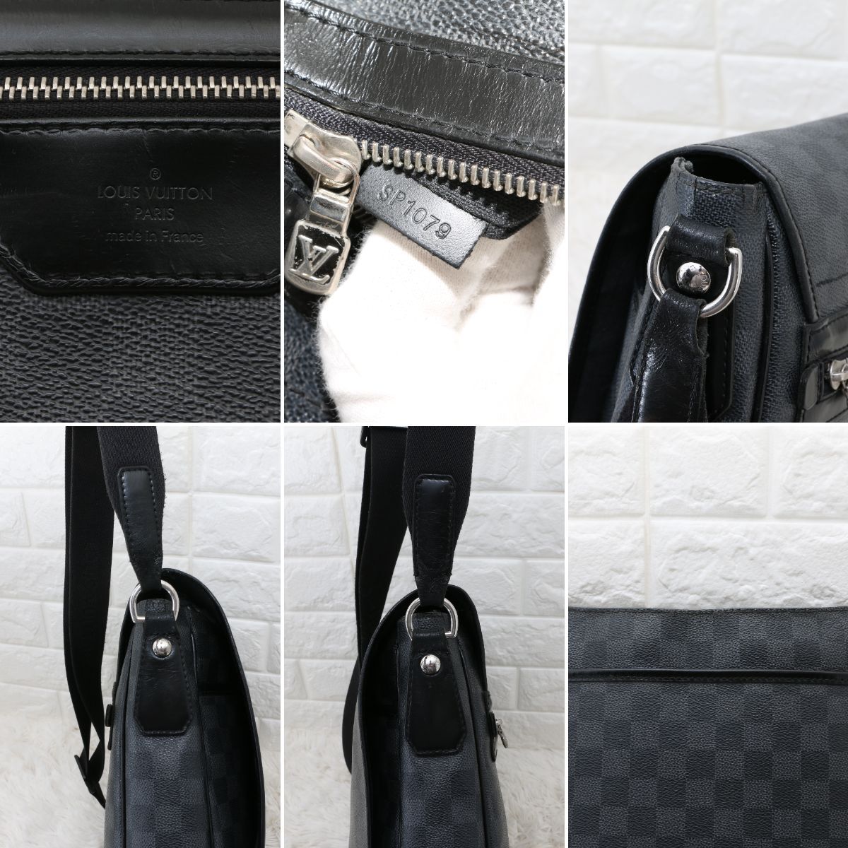 LOUIS VUITTON ルイヴィトン ダニエル MM ダミエ グラフィット N58029 