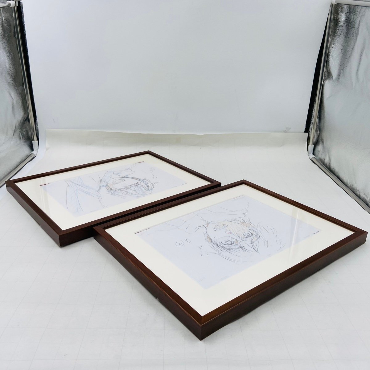 中古品 ムービック ユーリ!!! on ICE 複製原画 A 勝生勇利 B 