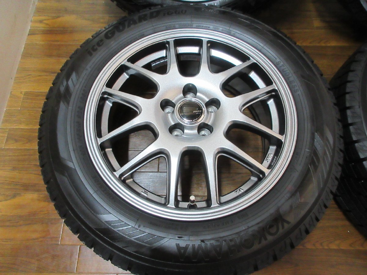 【送料無料・税込み】 Zack JP-205 16in6.5J+41 5穴PCD100 YK アイスガードiG60 195/65R16 ライズ/ ロッキー ハイブリッド JP-205 送料無料・税込み 16in6.5J+41 ブラックシルバーアルミ 車用ホイール 0