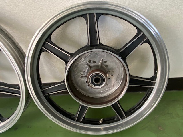 z1z2 用　　初期レスターキャストホイール Z1Z2H2750SS レスターキャストホイールセット キャスト 当時物