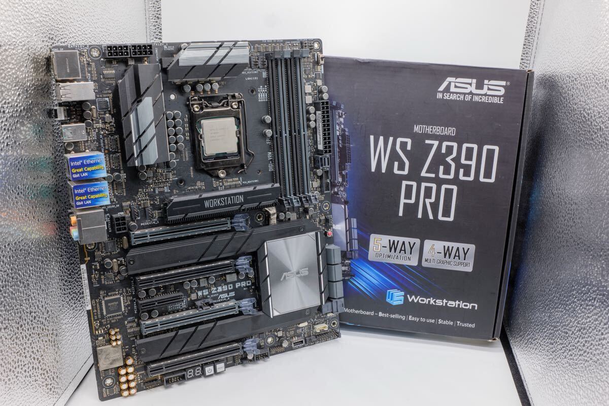 中古 intel core i9-9900K & ASUS WS Z390 Pro_2