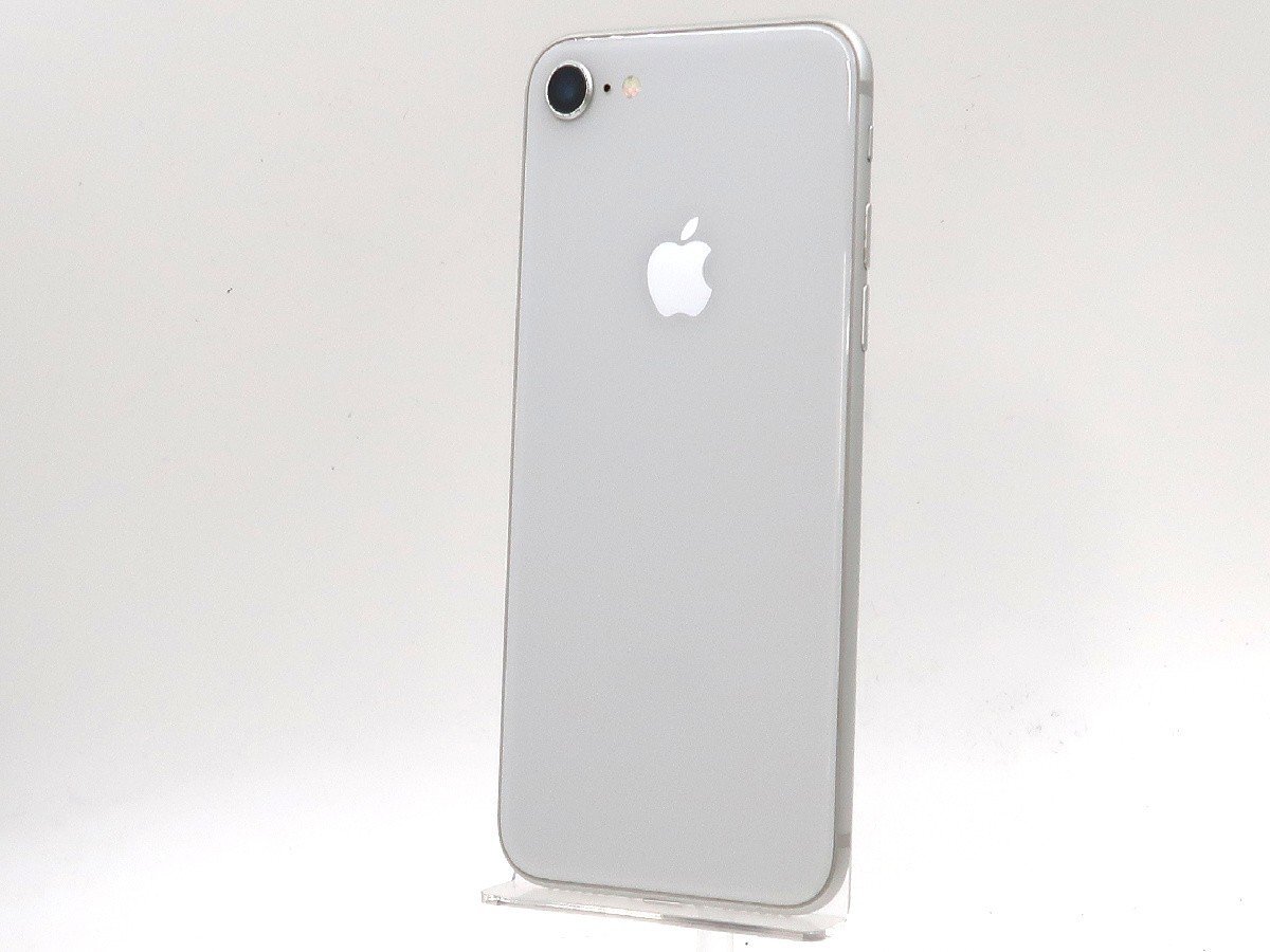 ●美品中古　ジャンク訳アリ　iphone8 64GB シムフリー　SIMFREE　シルバー フィルム カバー付 アイフォン 64GB 0 iPhone8 スマホ 部品取り MQ9K2J&frasl;A